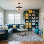 A cluttered home transformed into an organized, efficient space with labeled storage, smart gadgets, and time-saving hacks